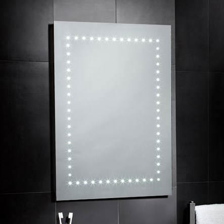 Grace 800 x 600mm LED Bathroom Mirror with Heated Demister Pad