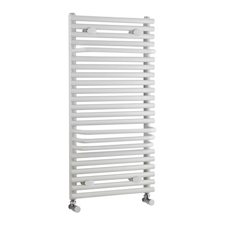Premier Heated Towel Rail - White - 650 x 445mm