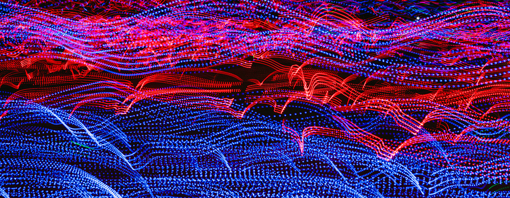 Abstract Exposure of Red and Blue LEDs