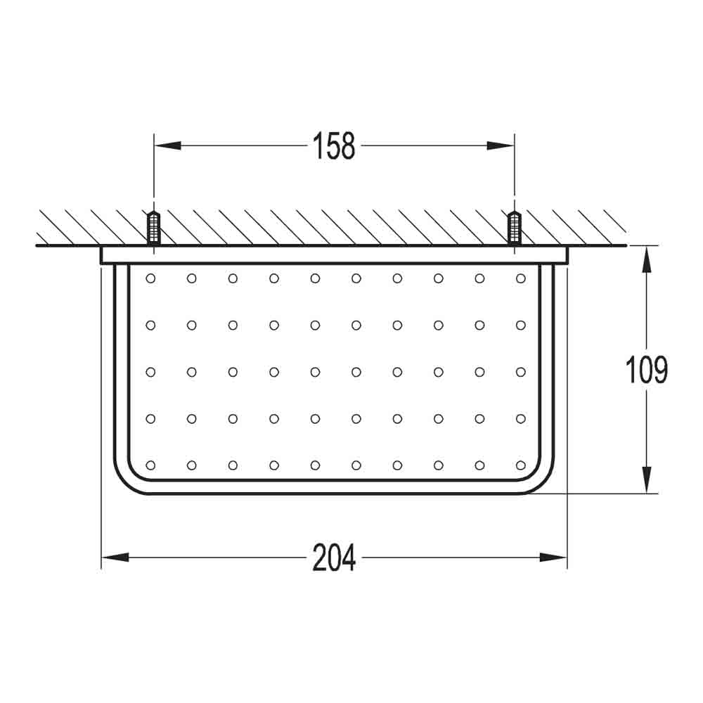 Flova Sofija Large Chrome Soap Dish 204mm