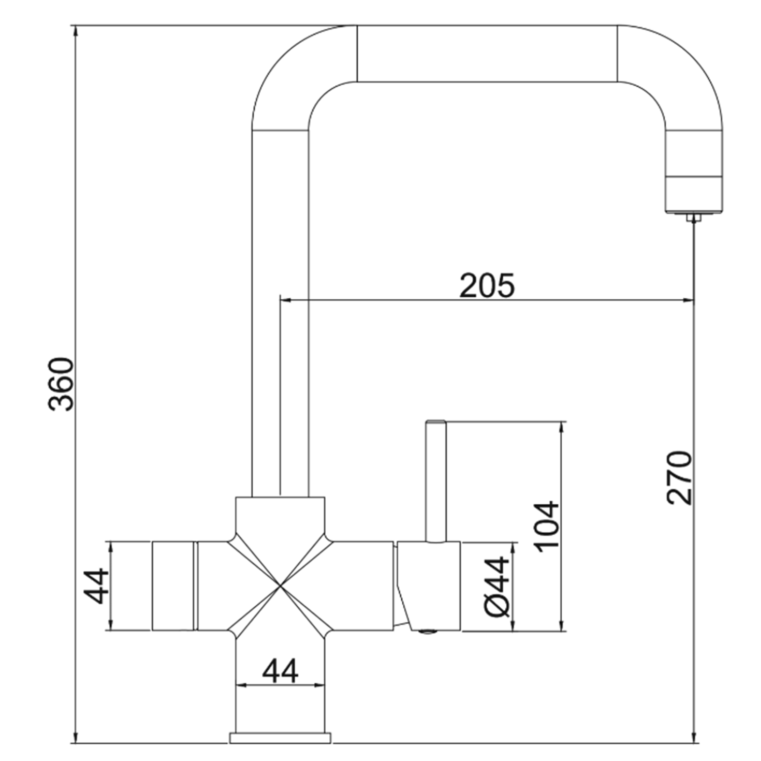 Vellamo Biometric 4-in-1 Fingerprint Instant Boiling Water Tap with WRAS-Approved Boiler & Filter