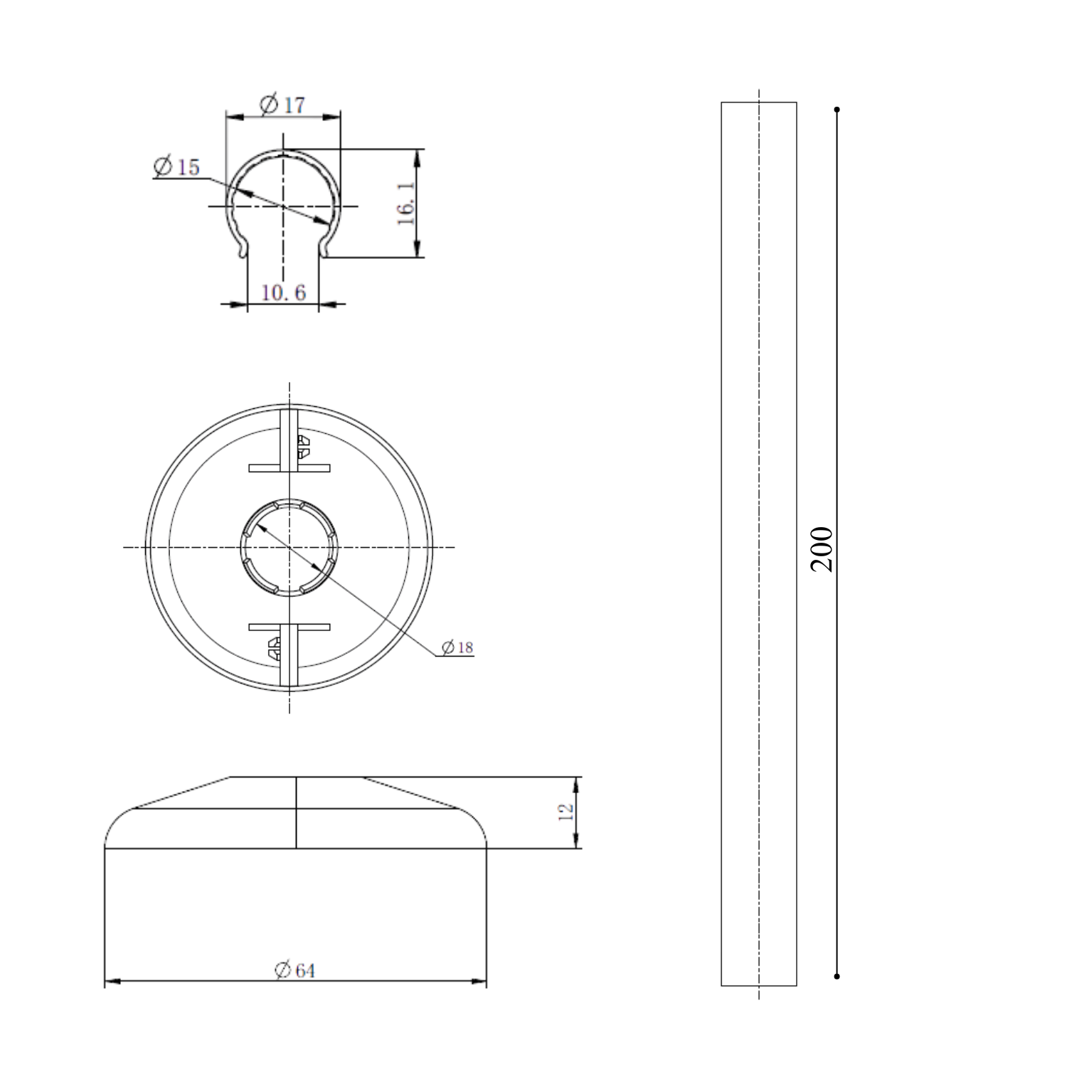Toasty Retrofit 18mm Radiator Pipe Covers & Shrouds