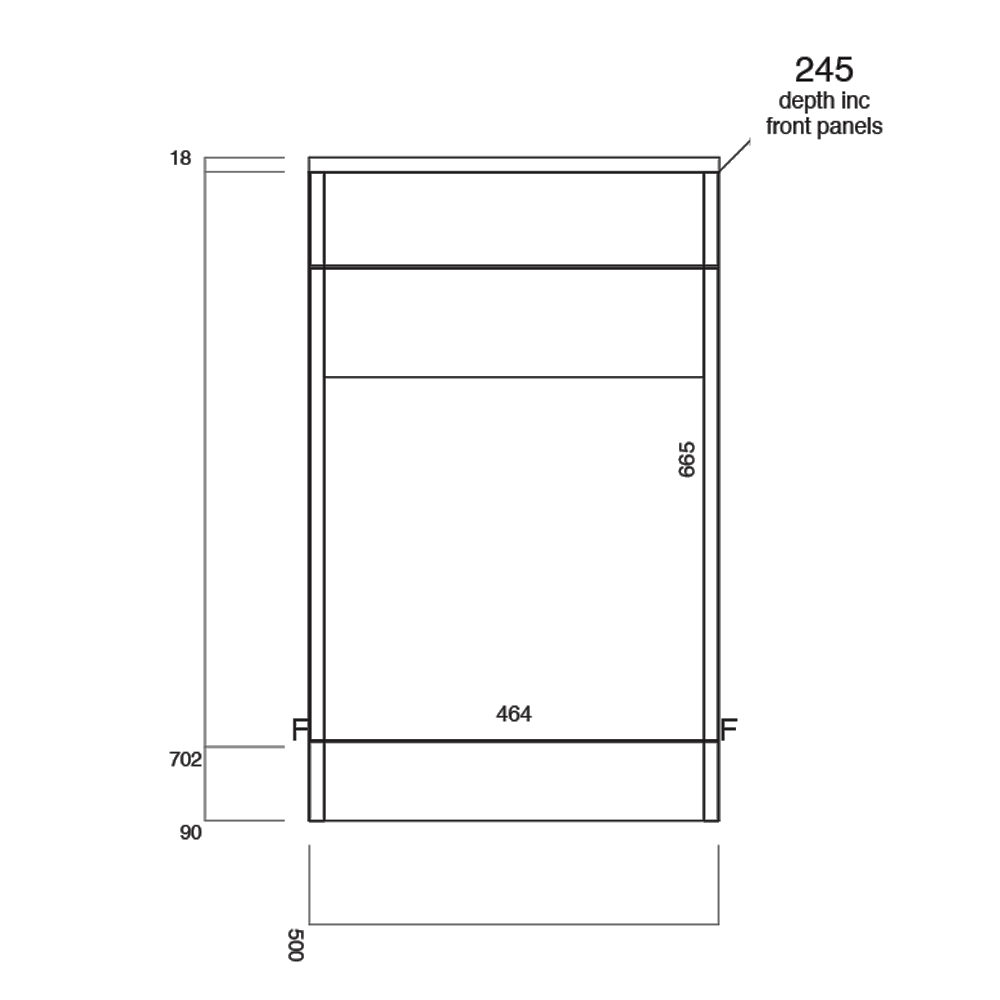 Vellamo Aspire Back to Wall WC Toilet Unit - Matt Grey
