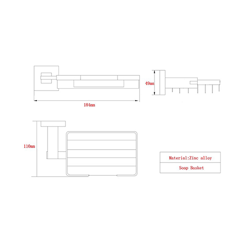 Pierre Soap Dish Basket