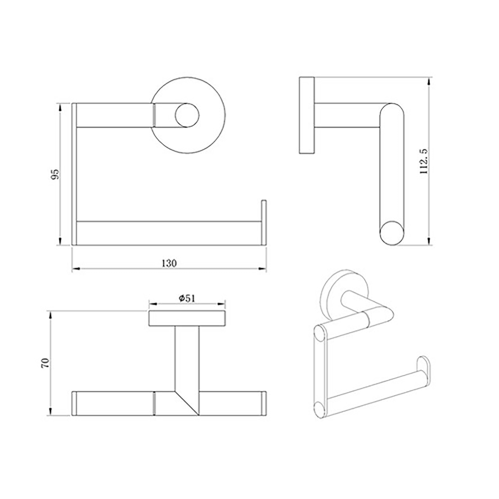 Deacon Hand Towel Ring