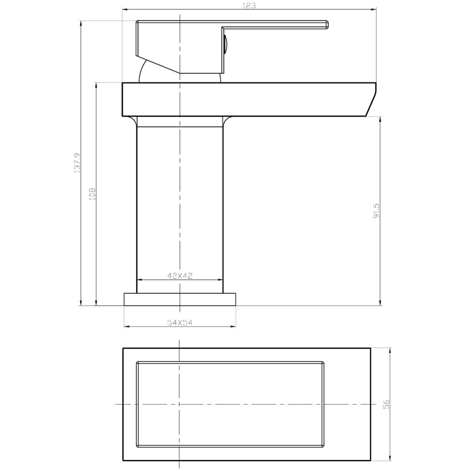Vellamo Relate Basin Mixer Tap & Waste