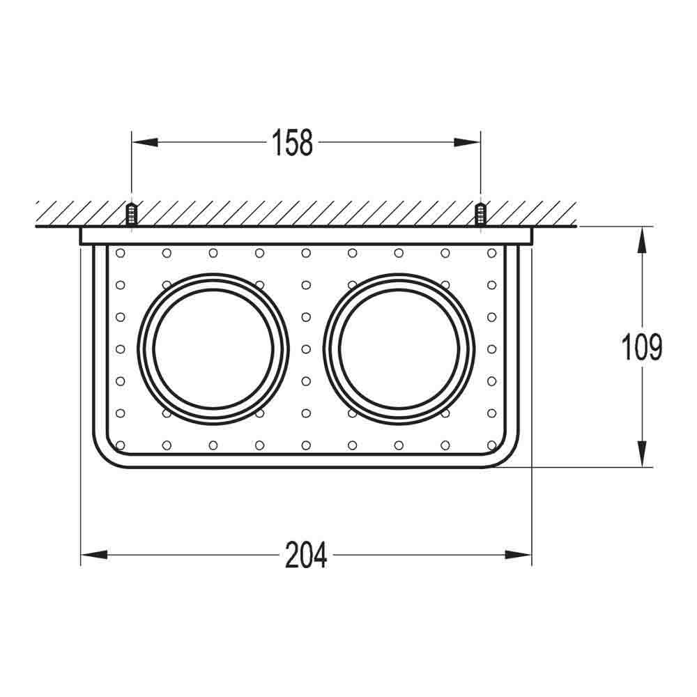 Flova Sofija Double Glass Tumbler with Chrome Holder