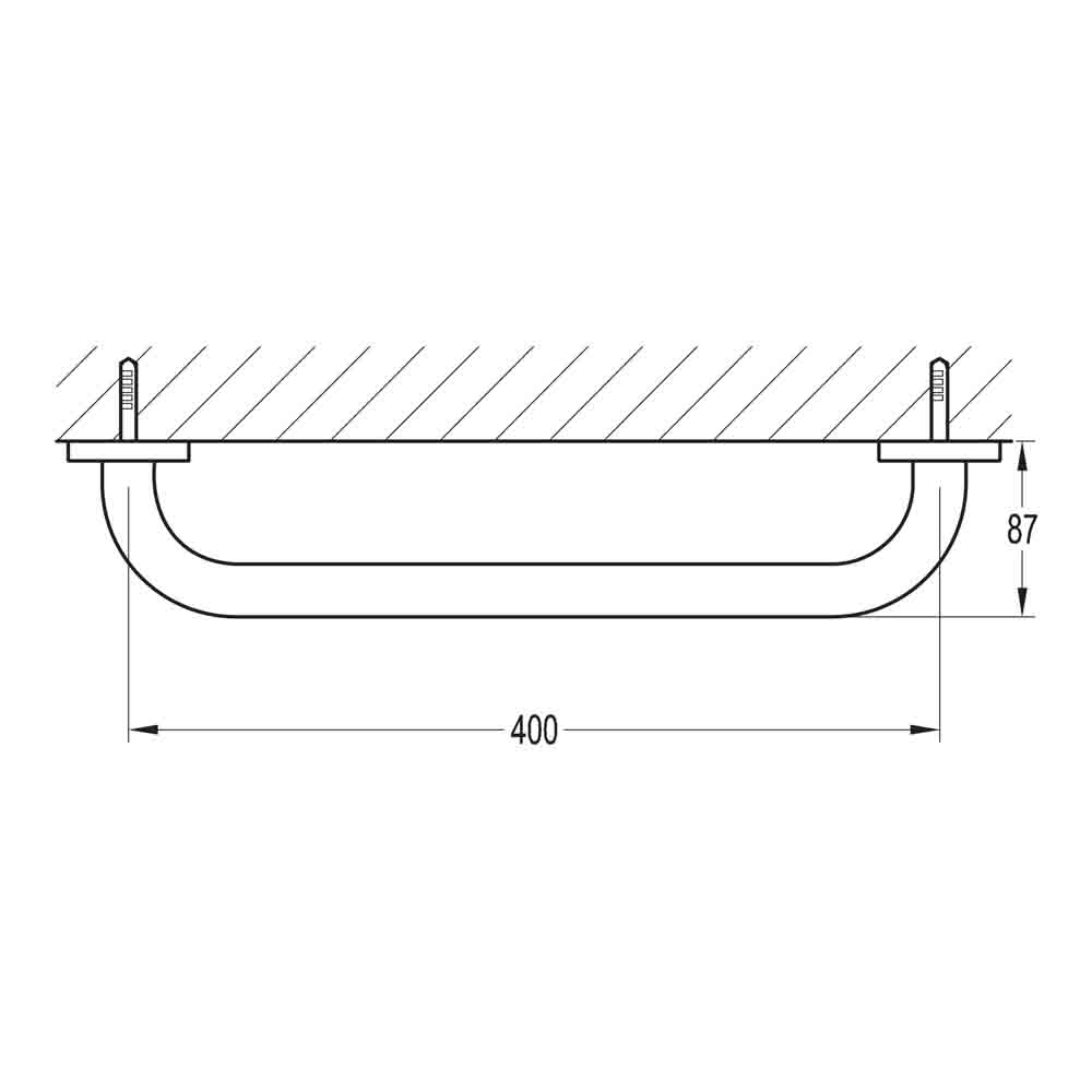 Flova Coco Bath Grab Rail - 400mm