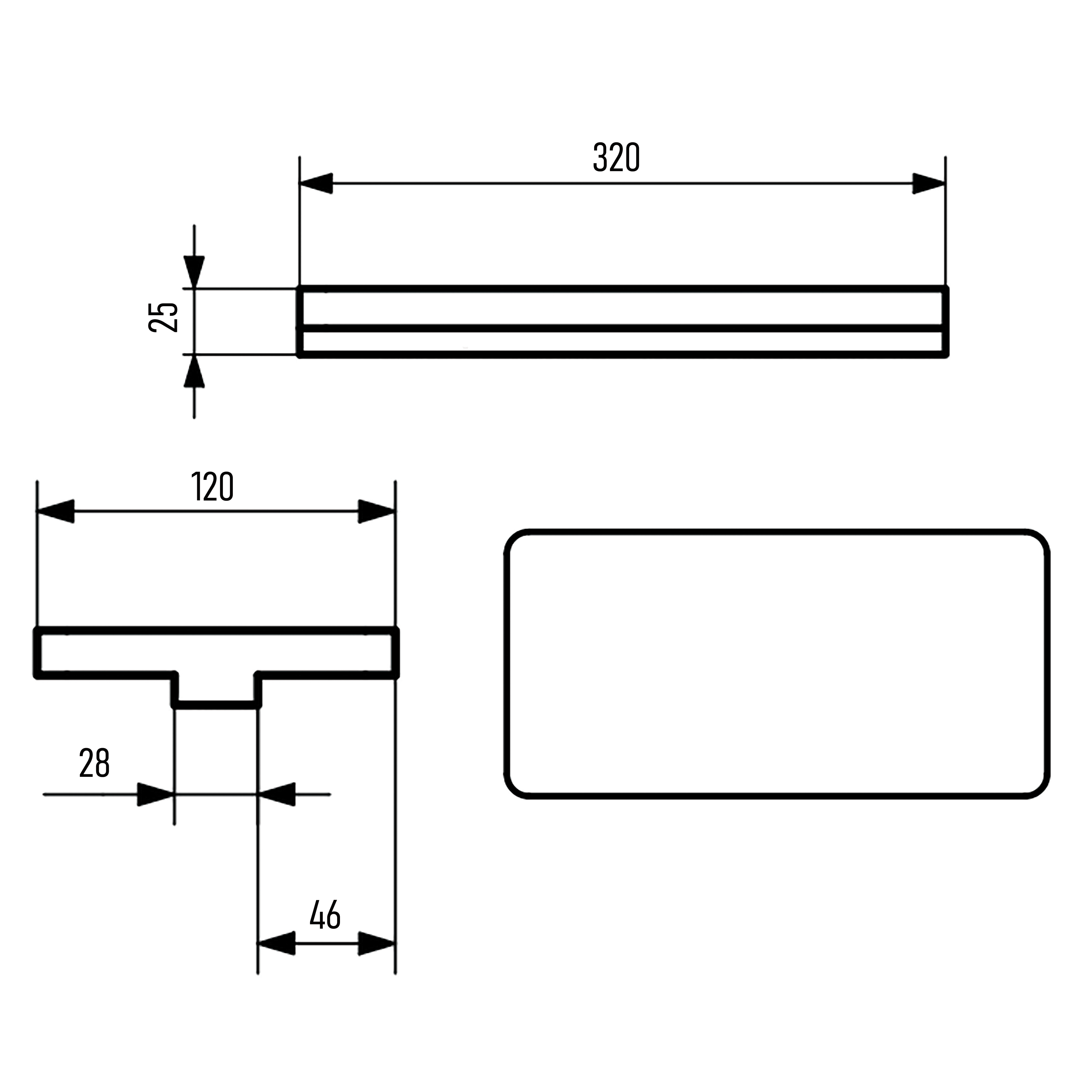 Terma Shelf For Terma Bookie Heated Towel Rail