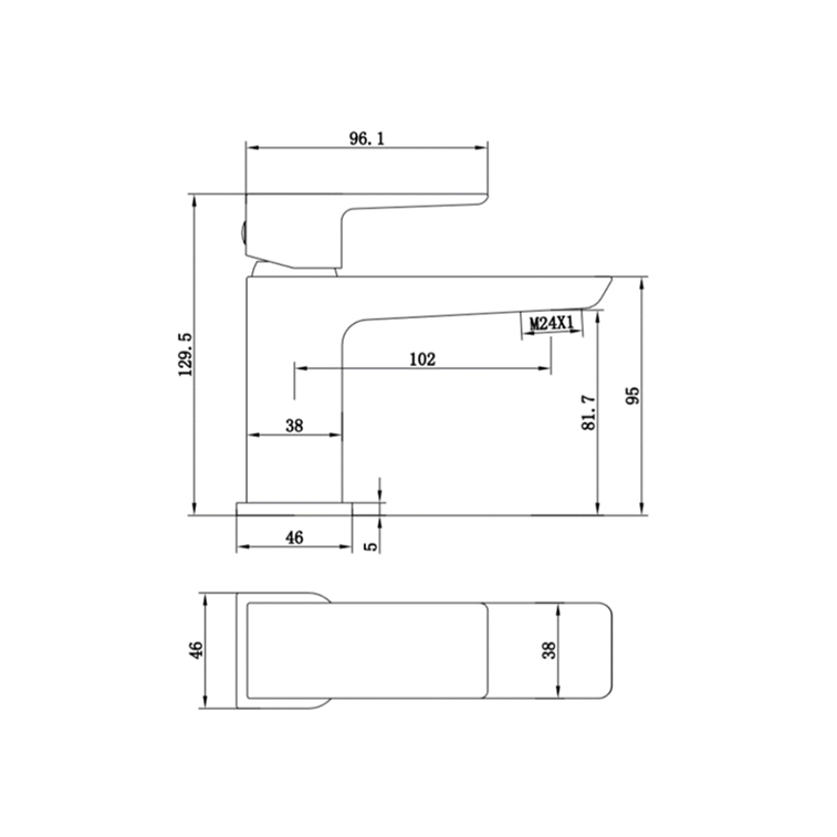 Sagittarius Ravenna Cloakroom Basin Mixer Tap with Sprung Waste | Tap ...