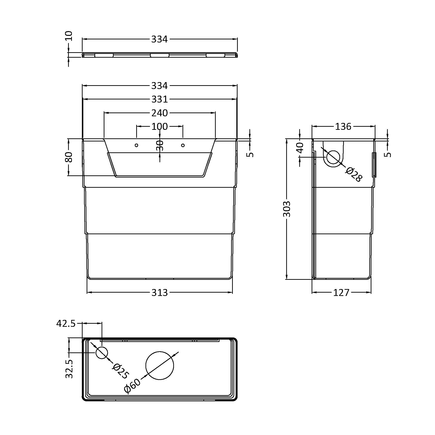 Horizon Dual Flush Cistern