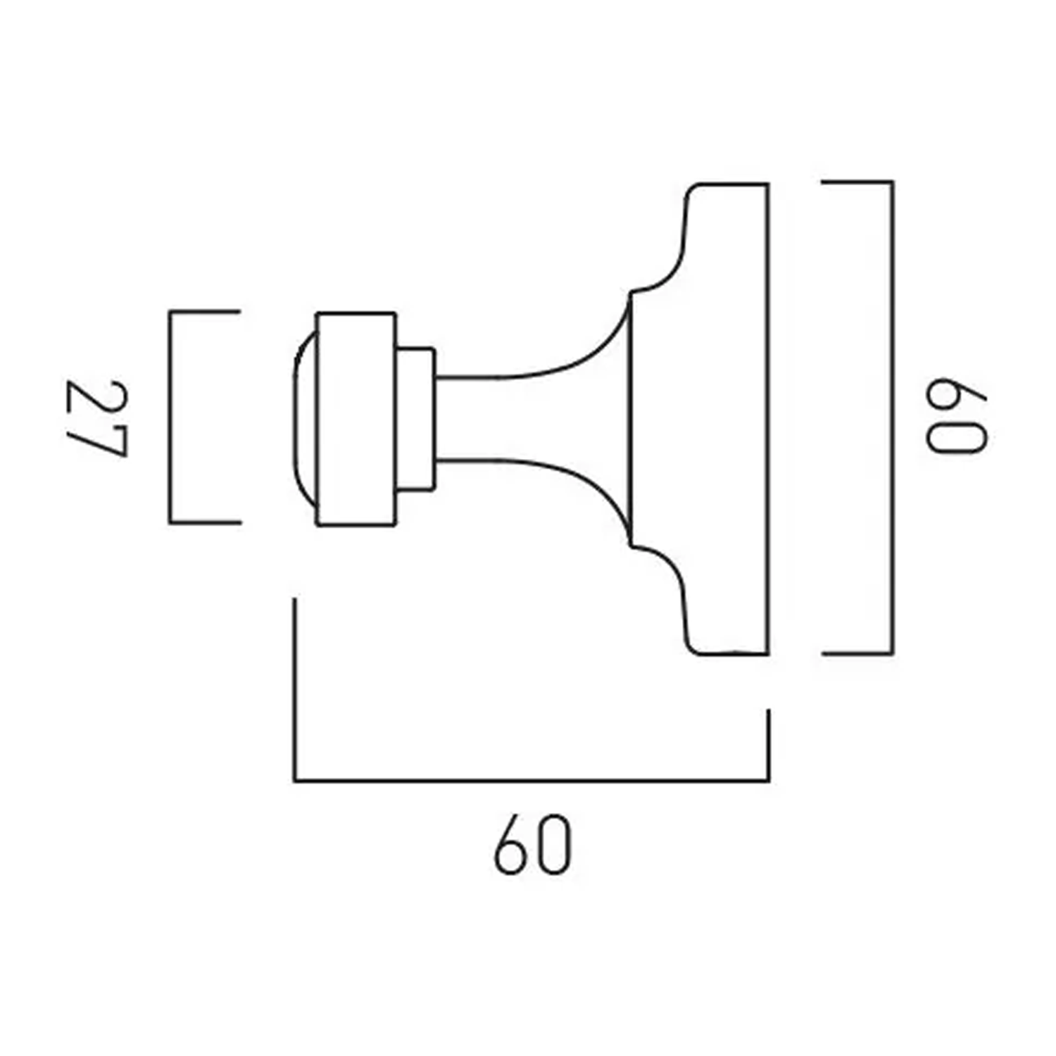 Booth & Co Axbridge Traditional Robe Hook