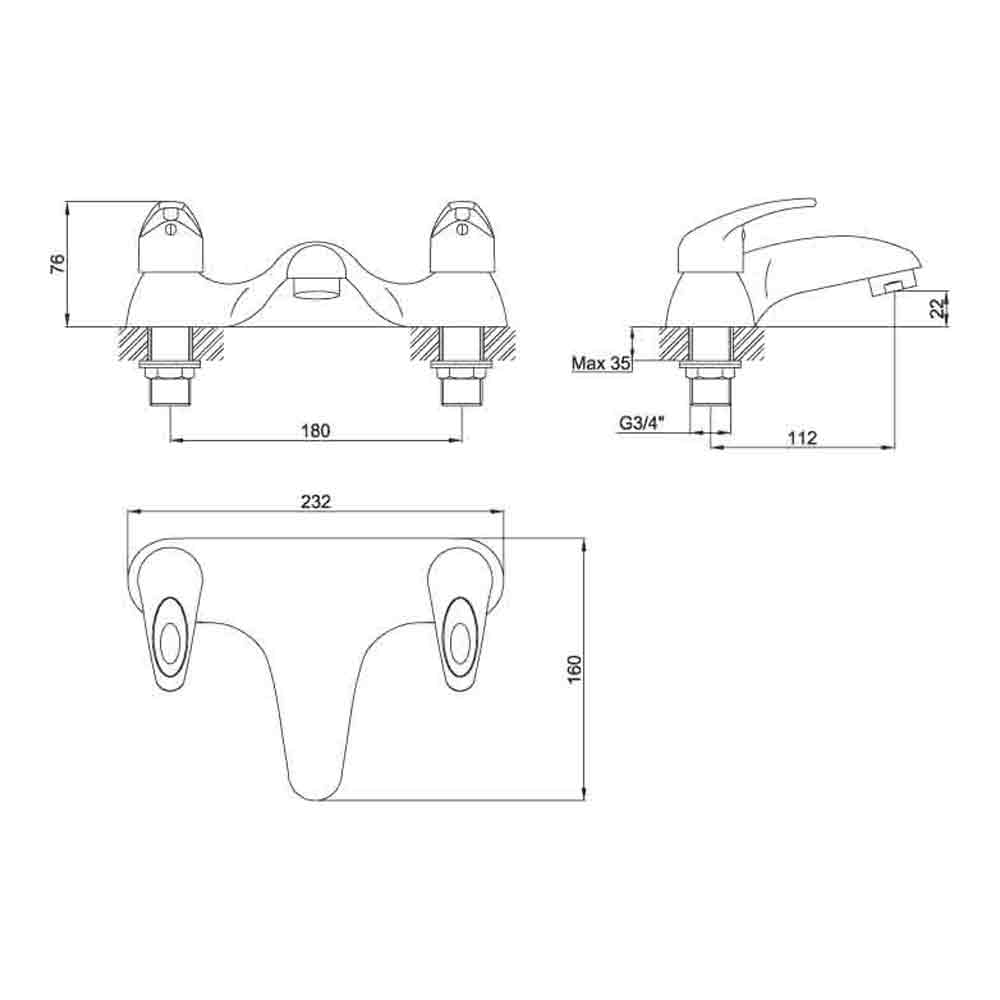 Vellamo Loop Bath Filler