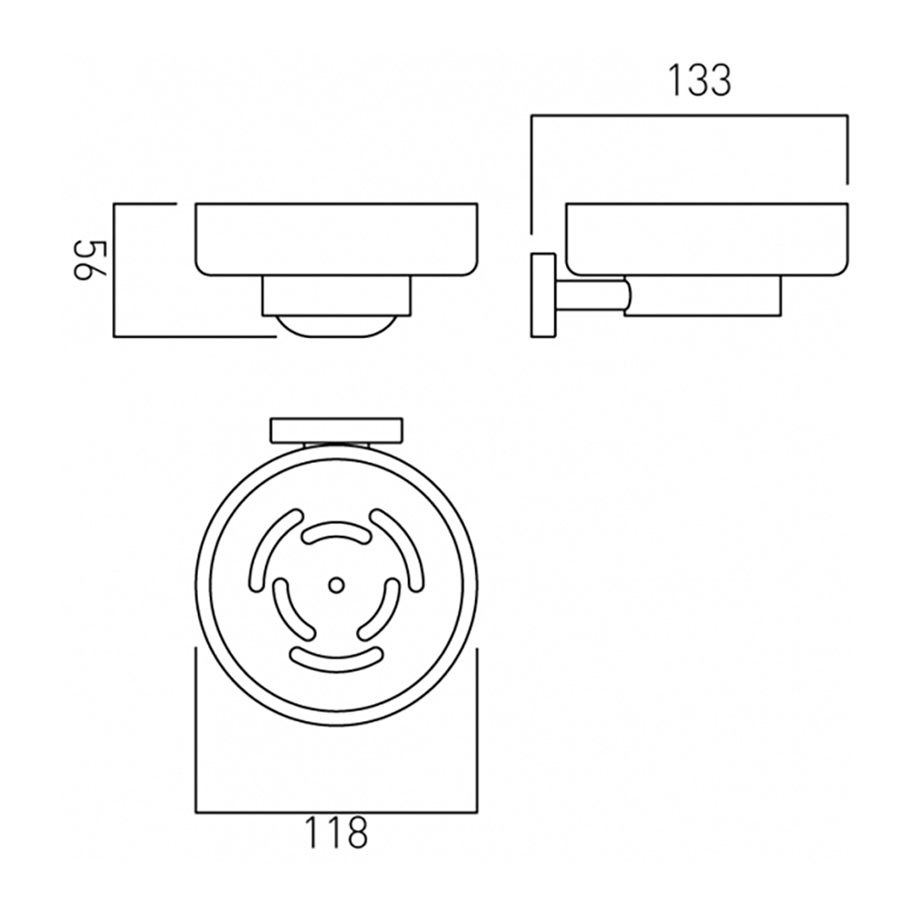 Vado Life Wall Mounted Soap Dish & Holder