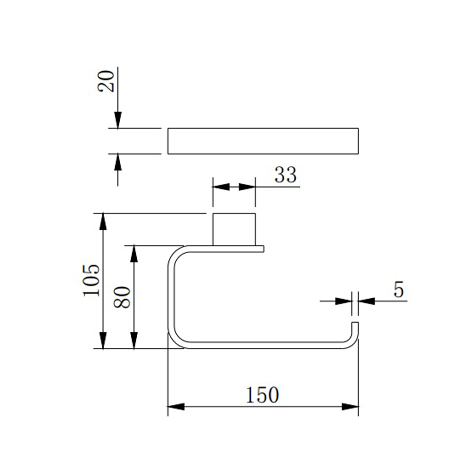 Harbour Status Toilet Roll Holder