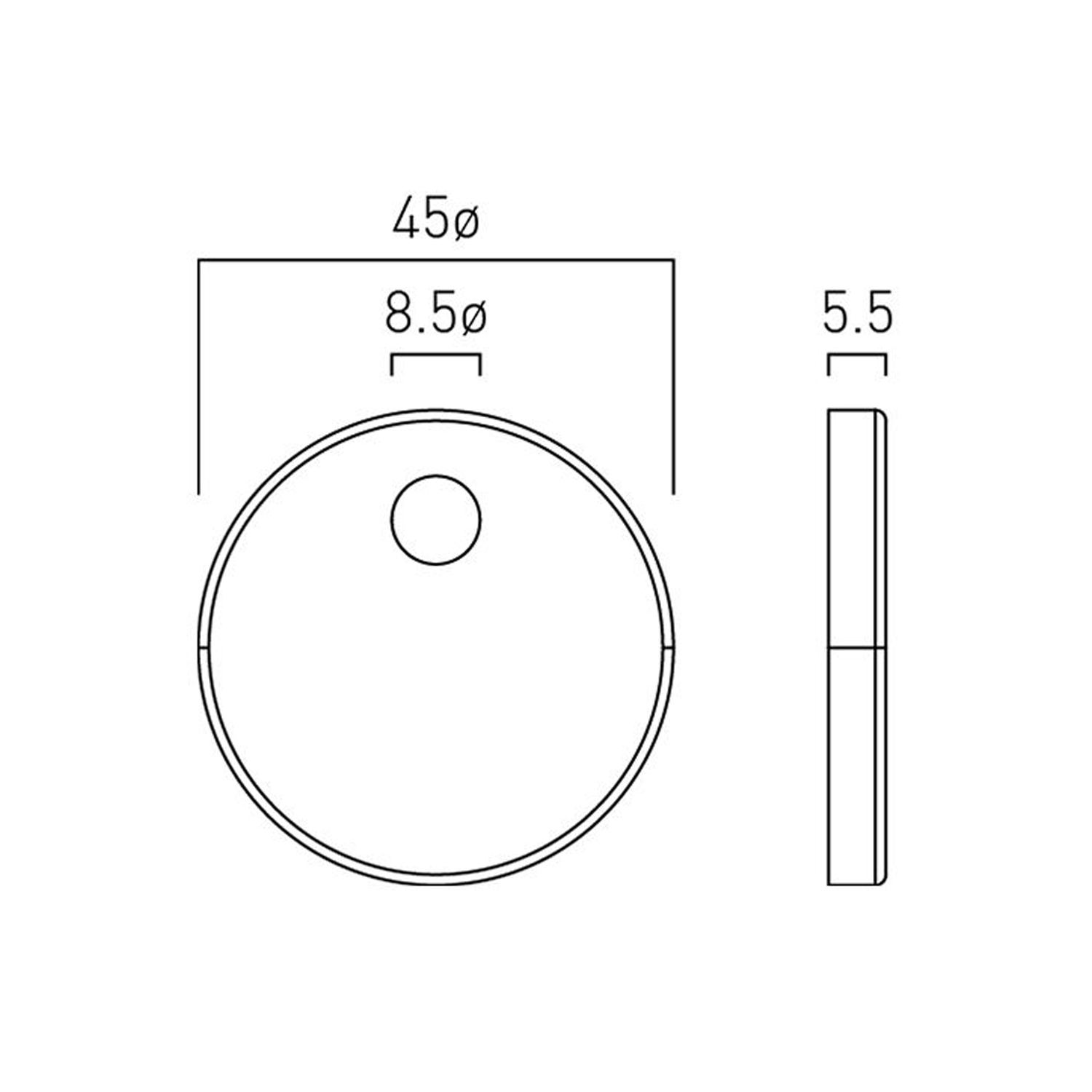 Vado Safari Toilet Seat Hinge Cover Caps