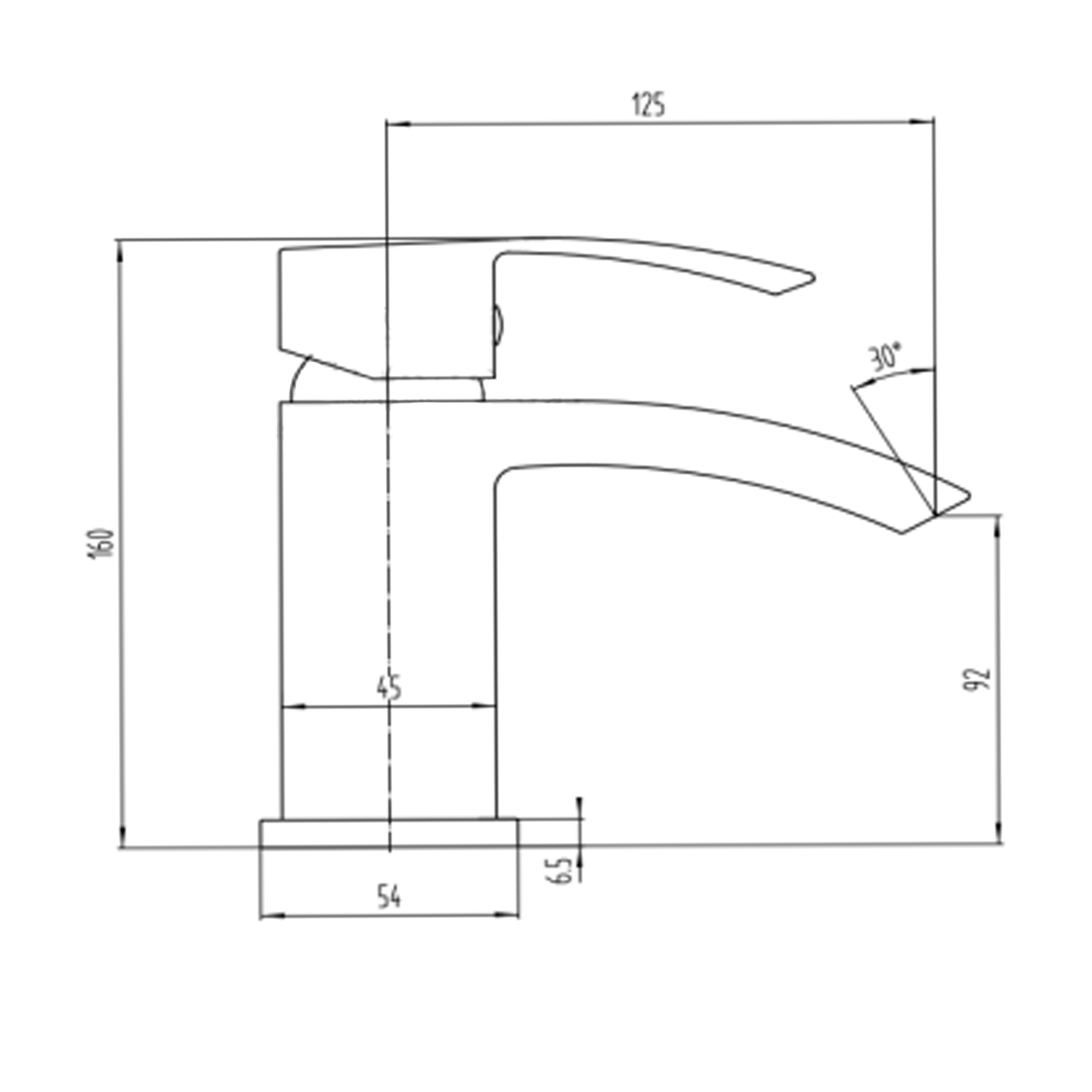 Vellamo City Chrome Basin Mixer Tap & Waste