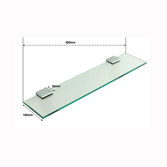 Sagittarius Rimini Glass Shelf 520mm
