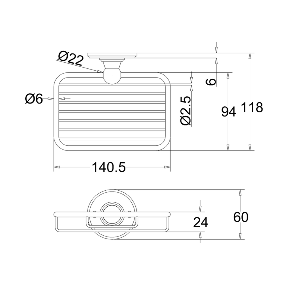 Burlington Wire Soap Basket