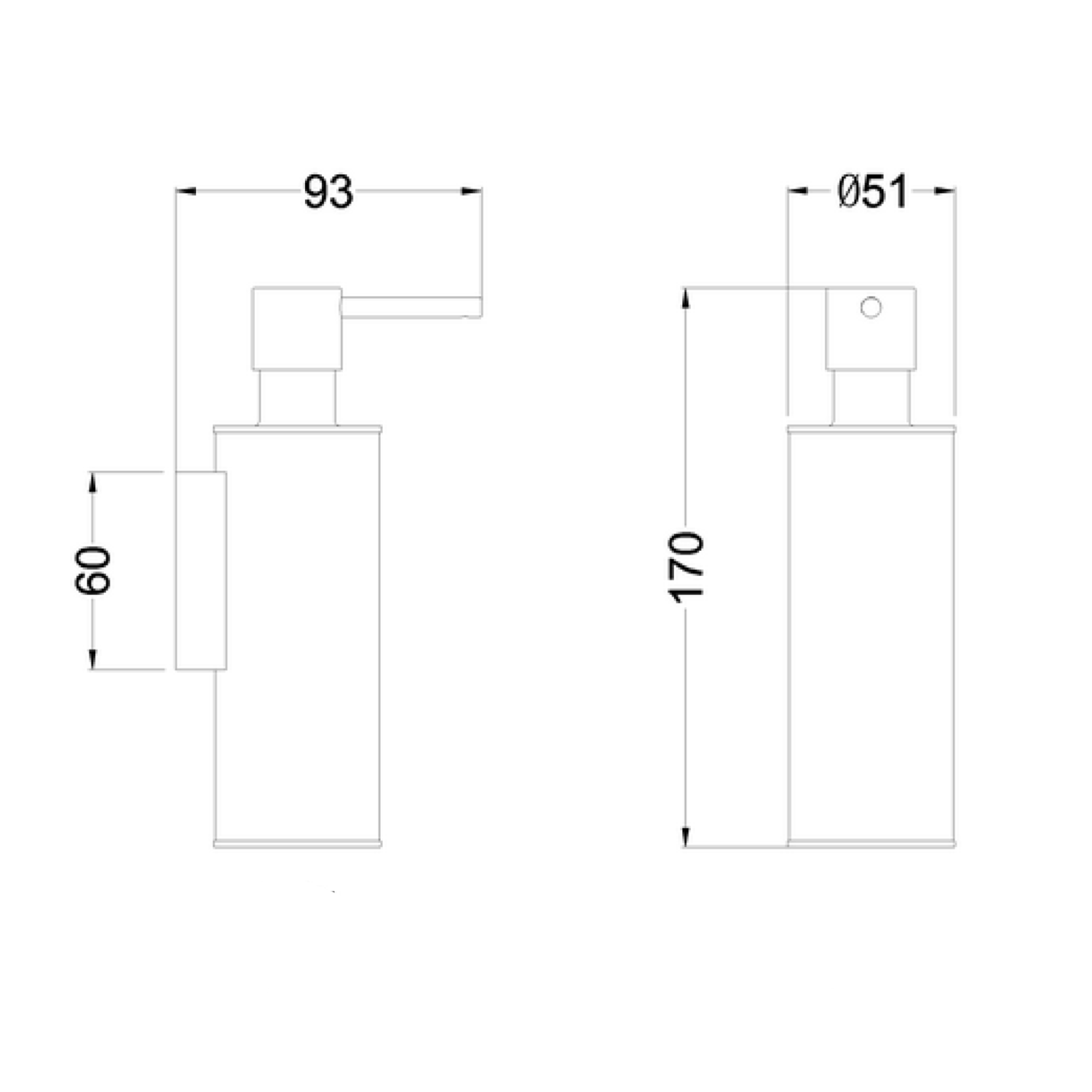 Crosswater MPRO Wall Soap Dispenser