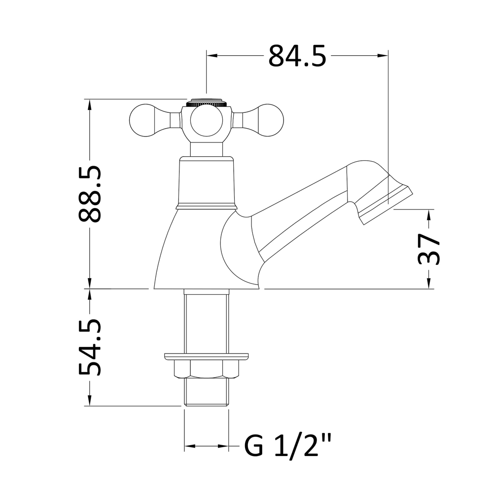 nuie Viscount Basin Taps