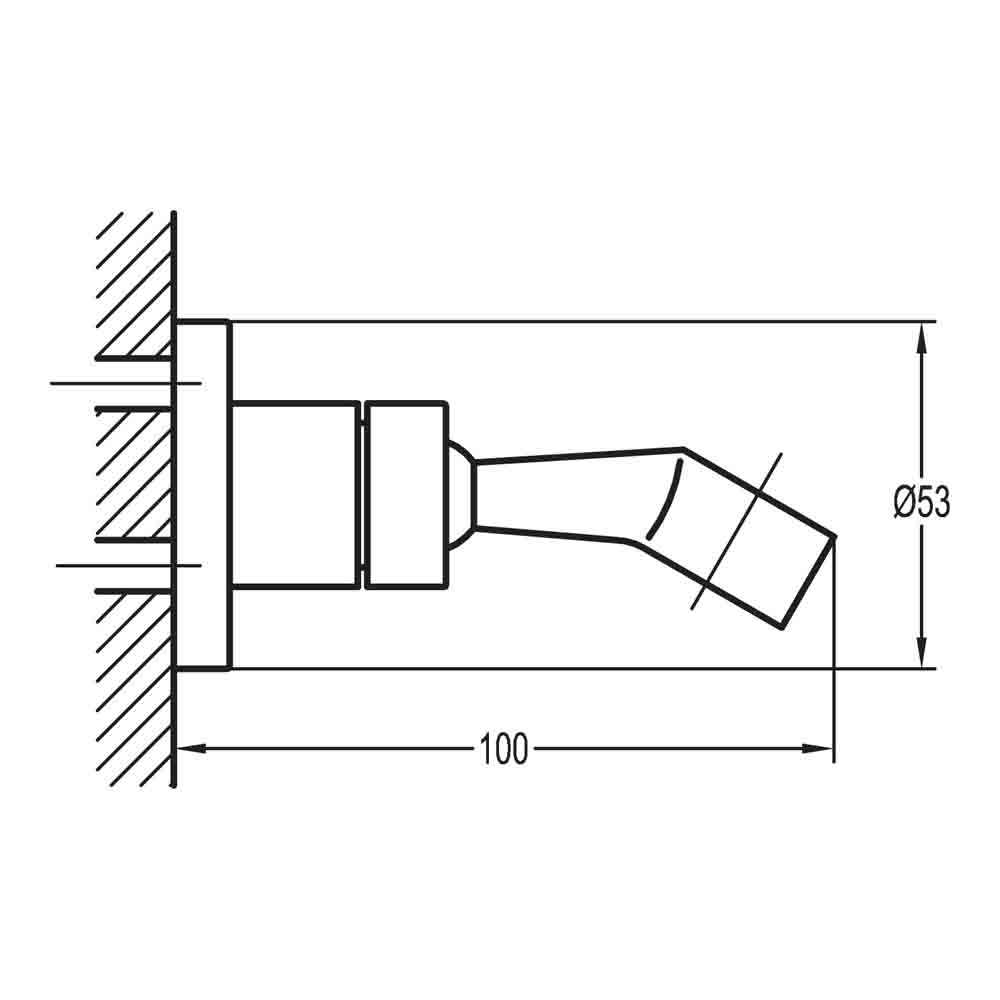 Flova Wall Bracket Handset Holder with Swivel Joint