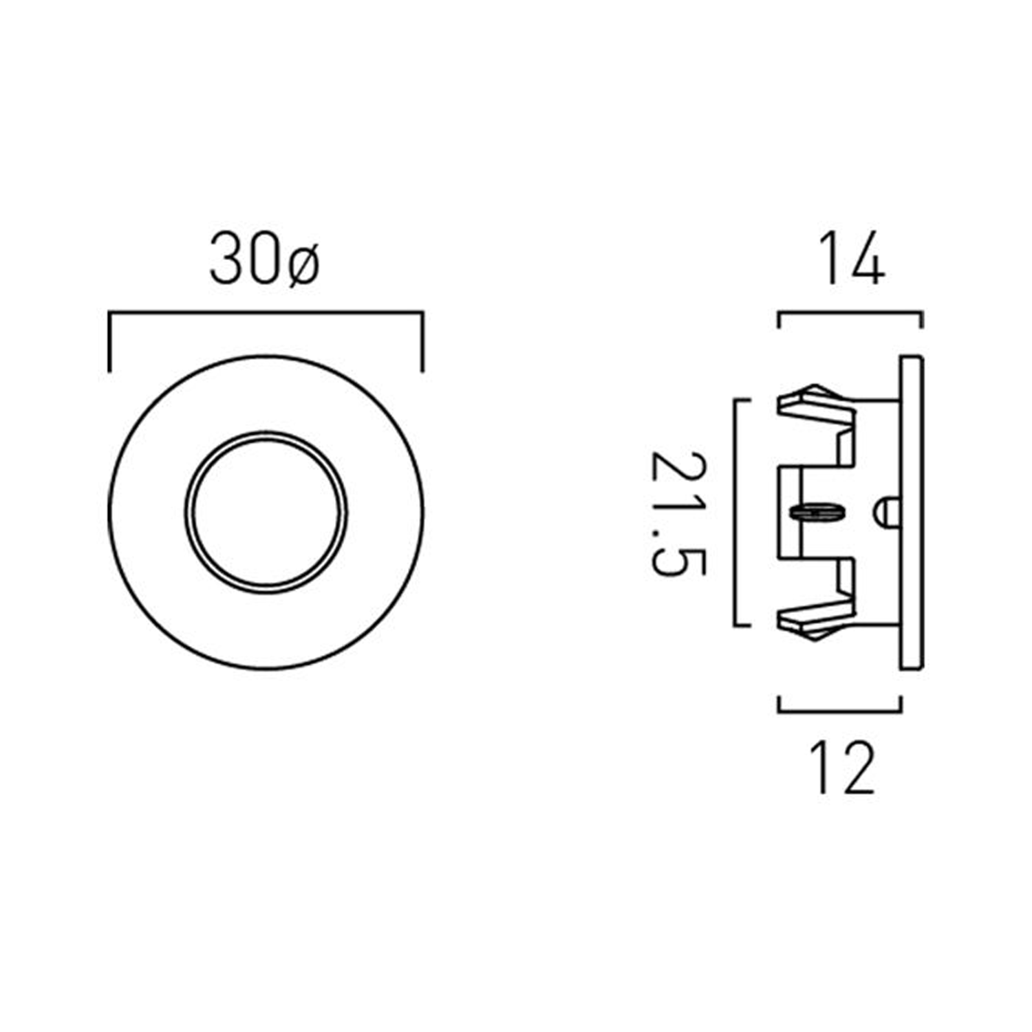 Vado Safari Ceramic Basin Overflow Cover