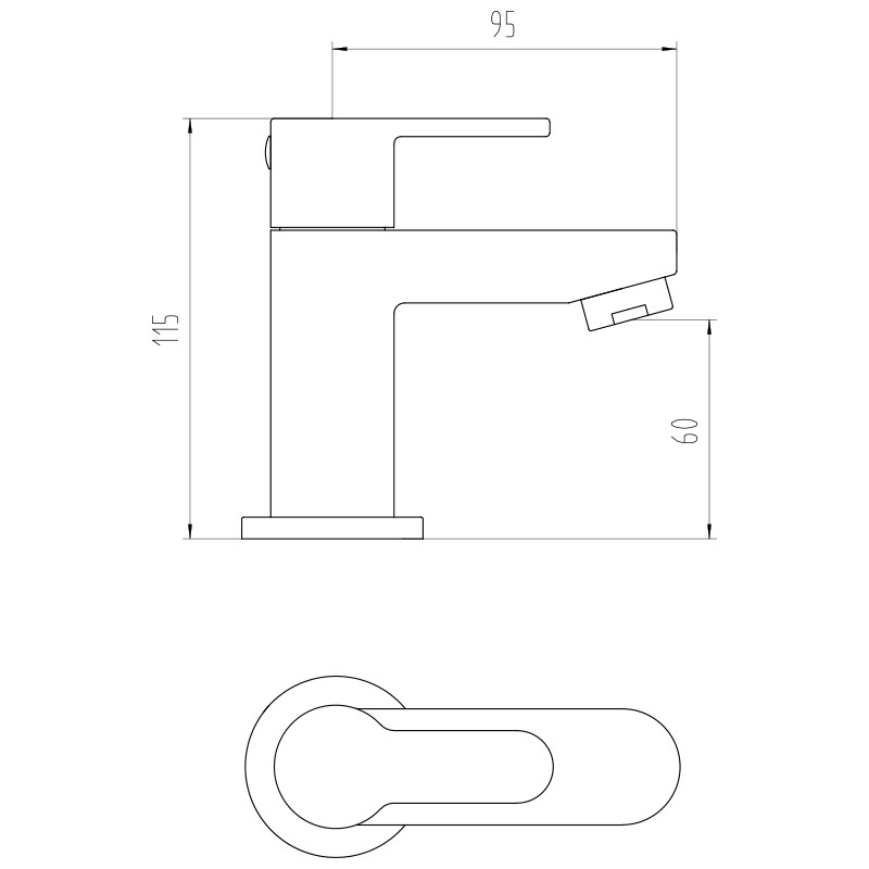 Sagittarius Plaza Pair of Bath Taps