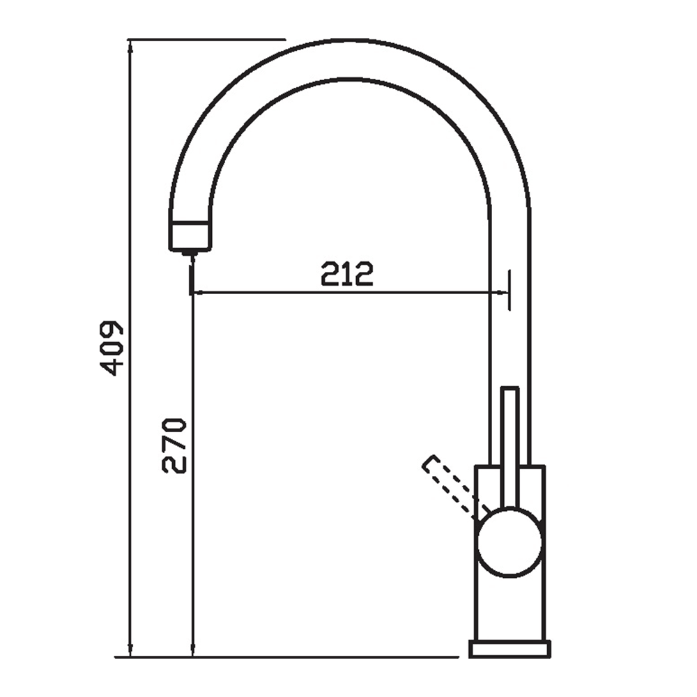 Clearwater Neso Mono Kitchen Mixer and Cold Filtered Water Tap