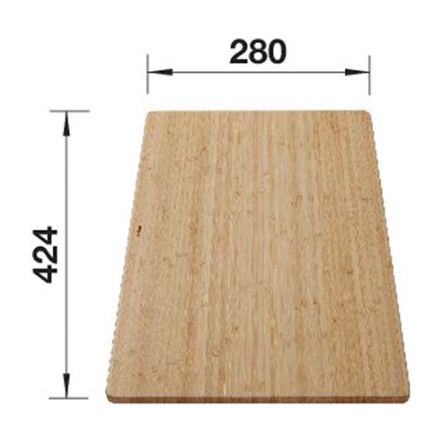 Blanco Bamboo Wooden Chopping Board - 280 x 424mm