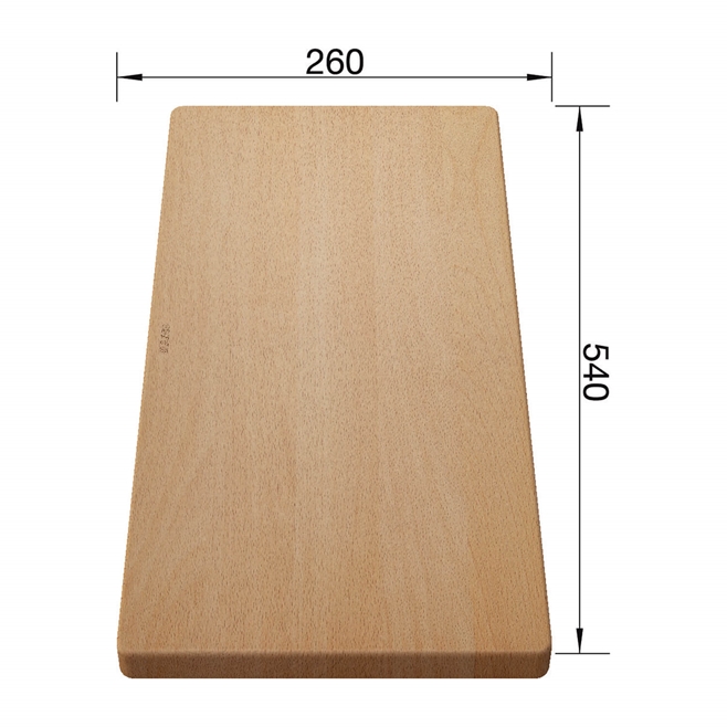 Blanco Beech Chopping Board for Classic Pro Kitchen Sinks - 260 x 540mm