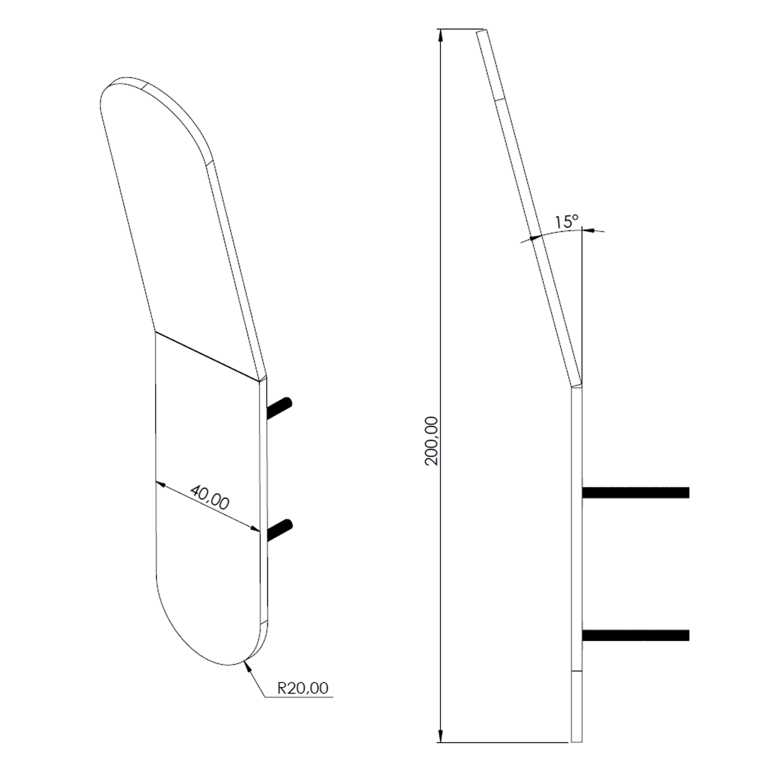 Carisa I Type Radiator Towel Holder