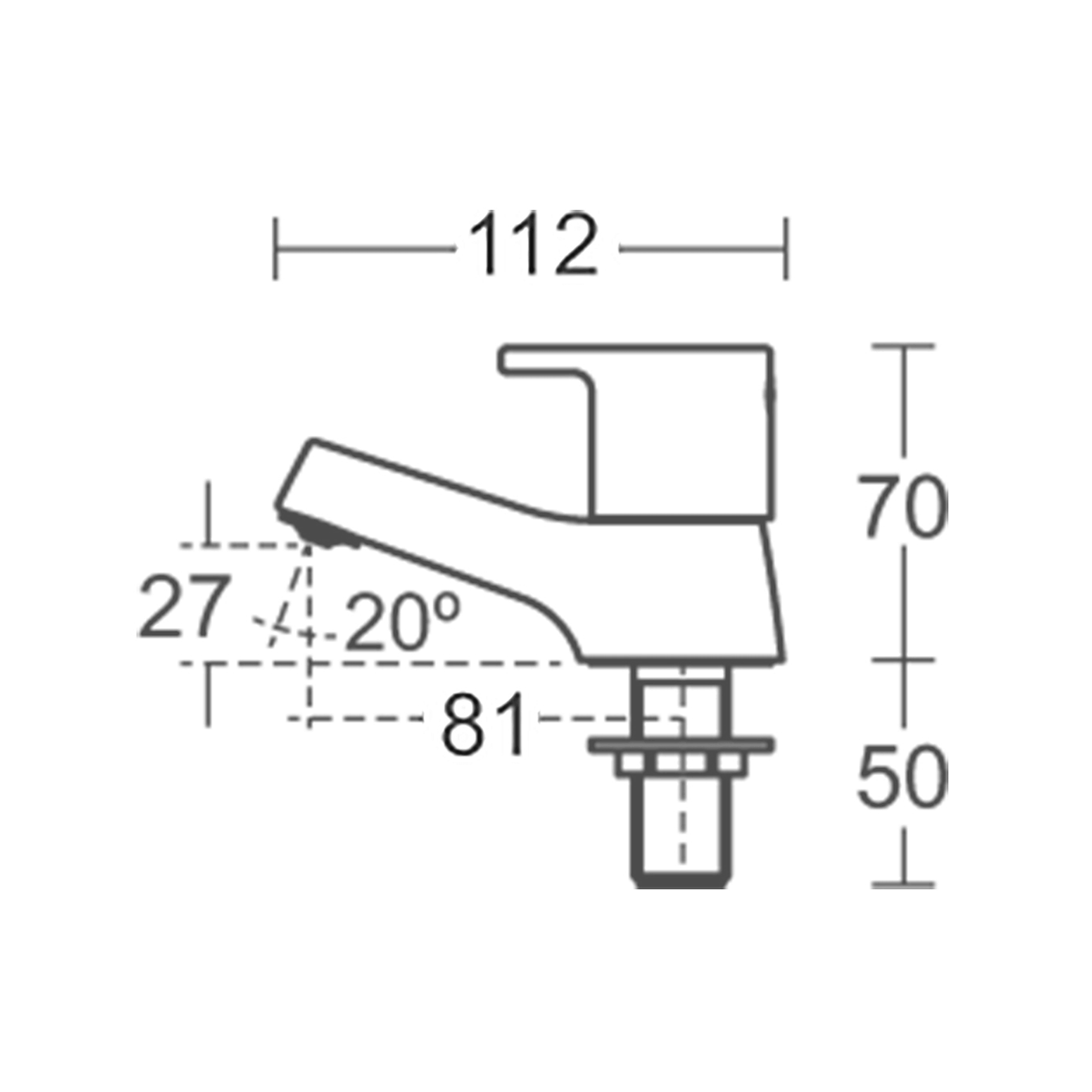 Ideal Standard Calista Basin Pillar Taps