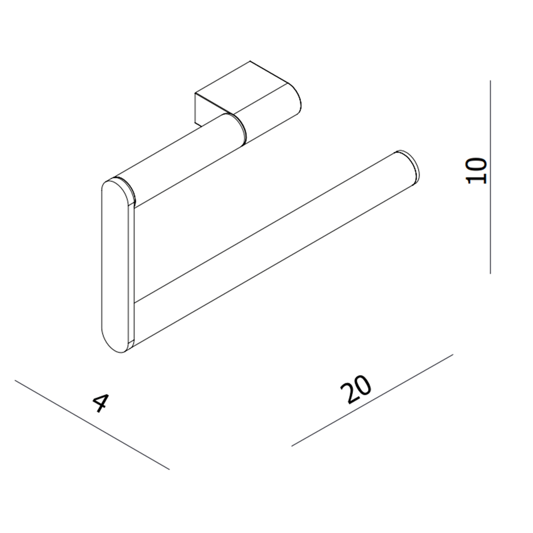 Crosswater MPRO Towel Ring Brushed Brass Tap Warehouse