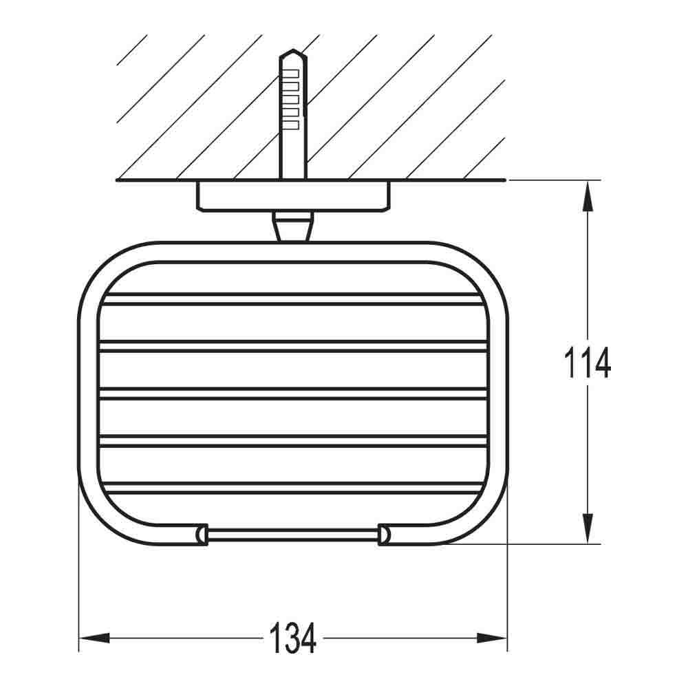 Flova Coco 134mm Wire Soap Dish