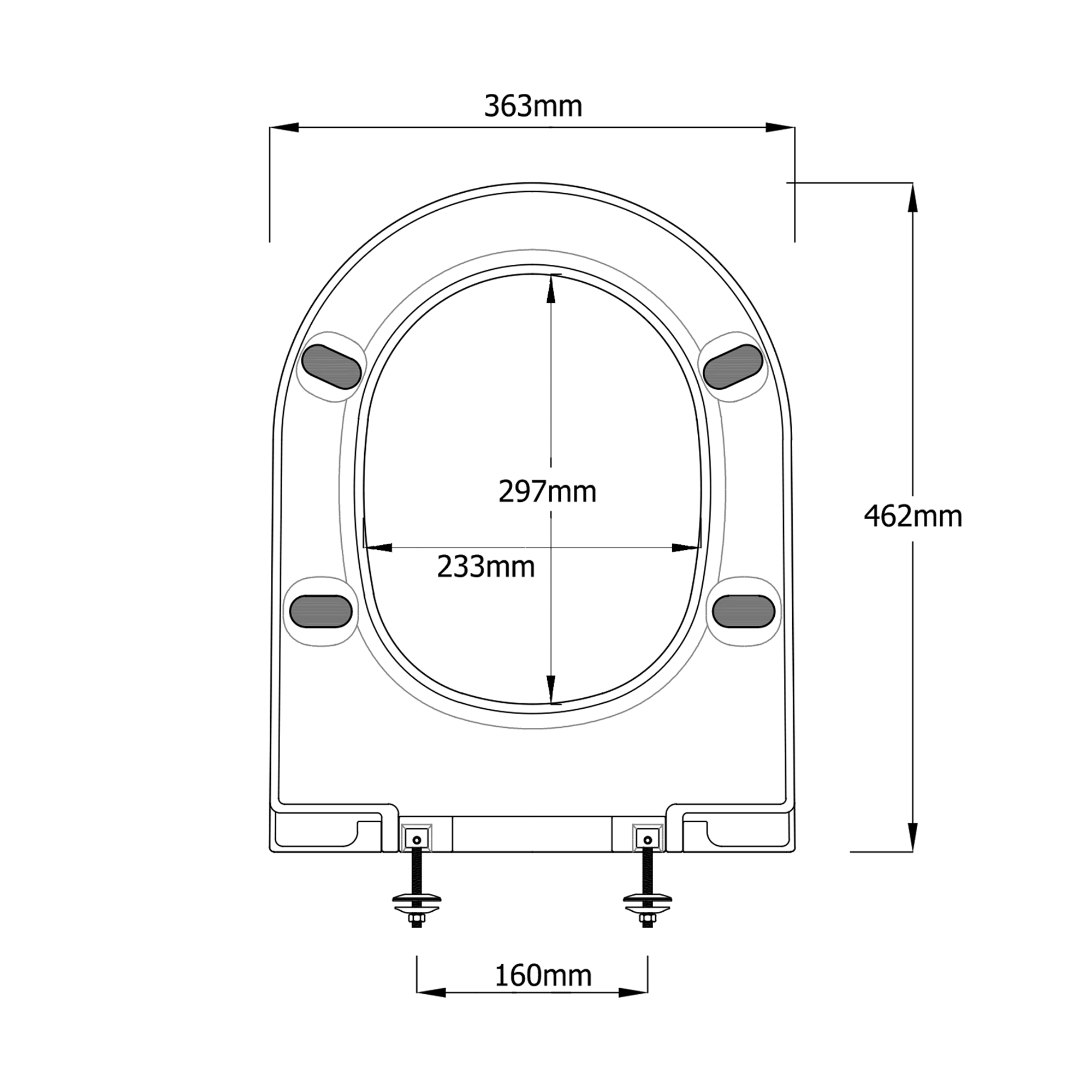RAK Moon Soft Close Toilet Seat