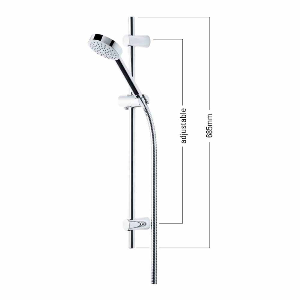 Roper Rhodes Crest Single Function Shower Rail Kit