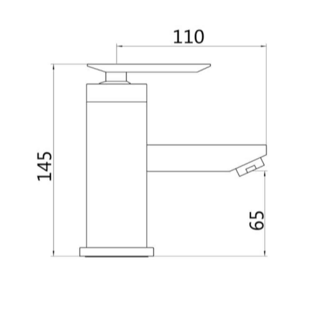 Sagittarius Eclipse Monobloc Basin Mixer with Clicker Waste