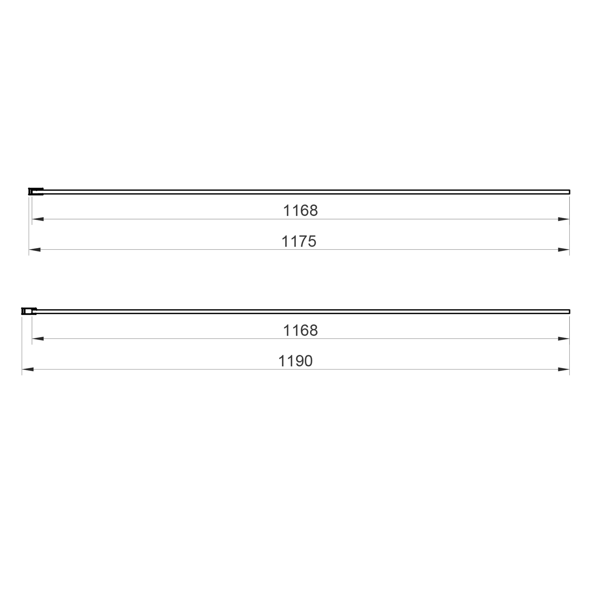 Harbour i8 Brushed Nickel Easy Clean 8mm Walk In Shower Panel