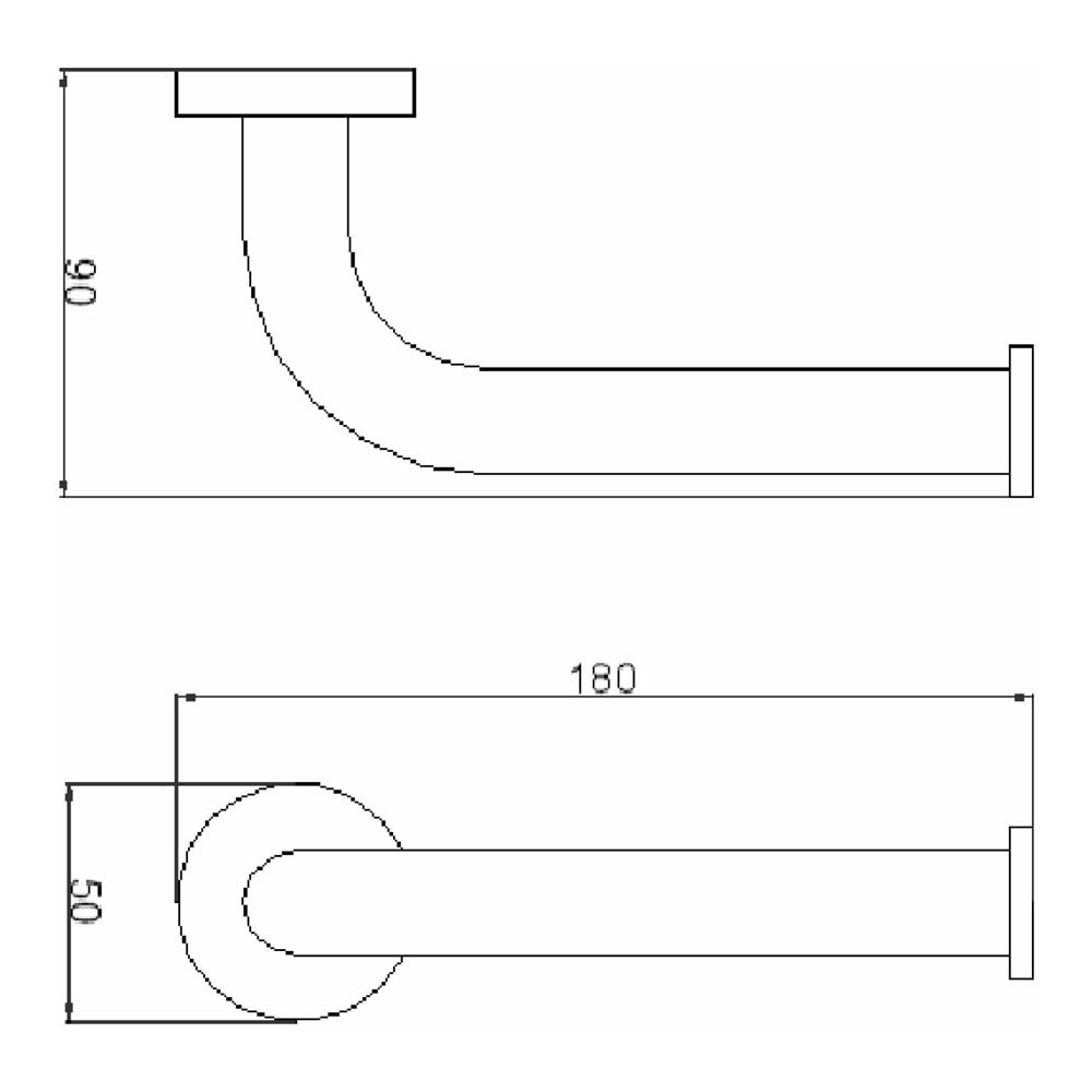 Crosswater Central Toilet Roll Holder