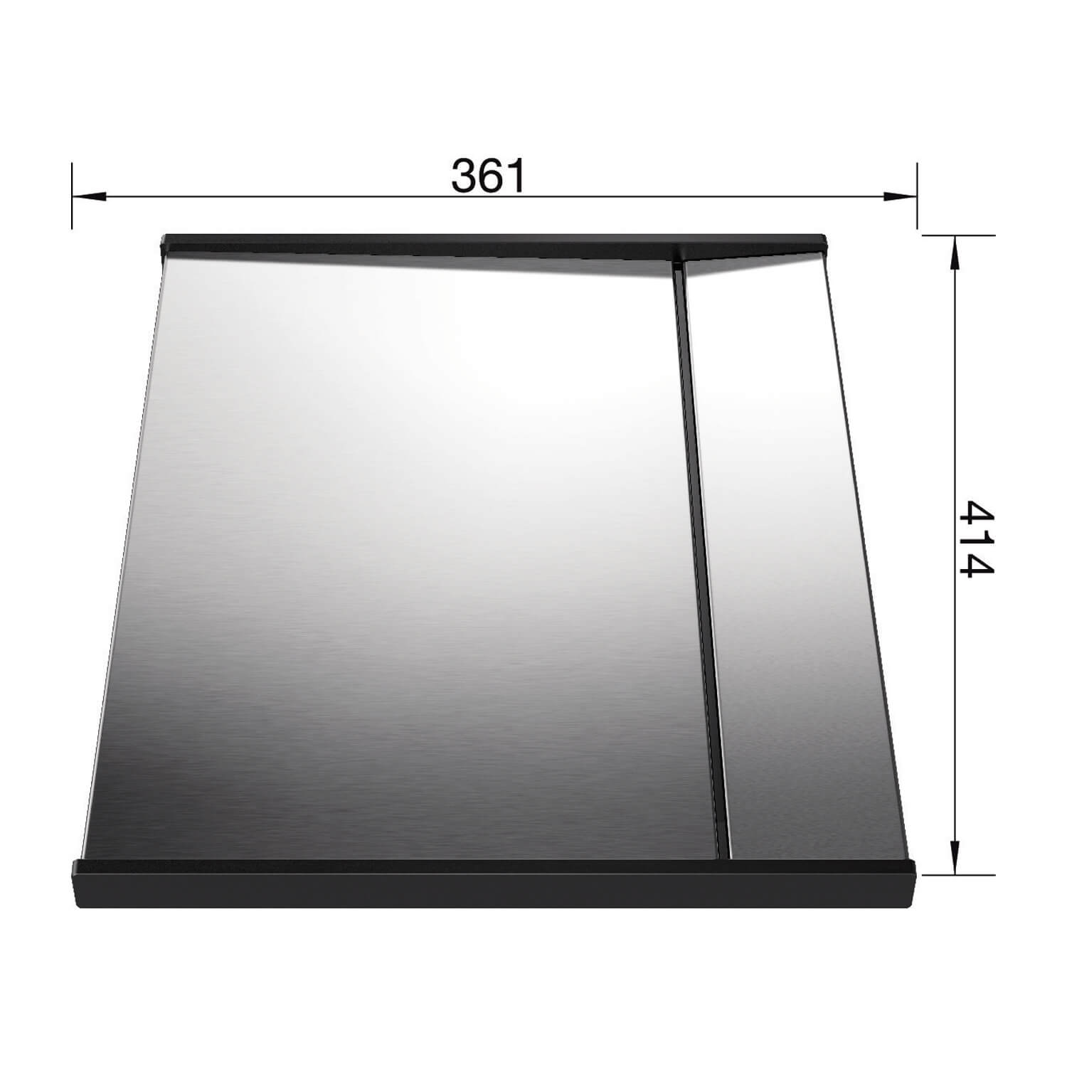 Drawing Blanco Draining Board BLANCO UNIT SOLIS 700-U BUNDLE WITH