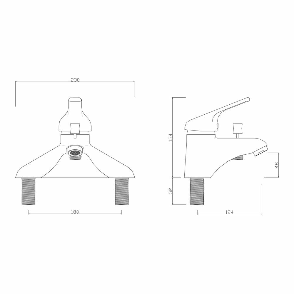 Sagittarius Prestige Single Lever Bath Shower Mixer & No1 Kit