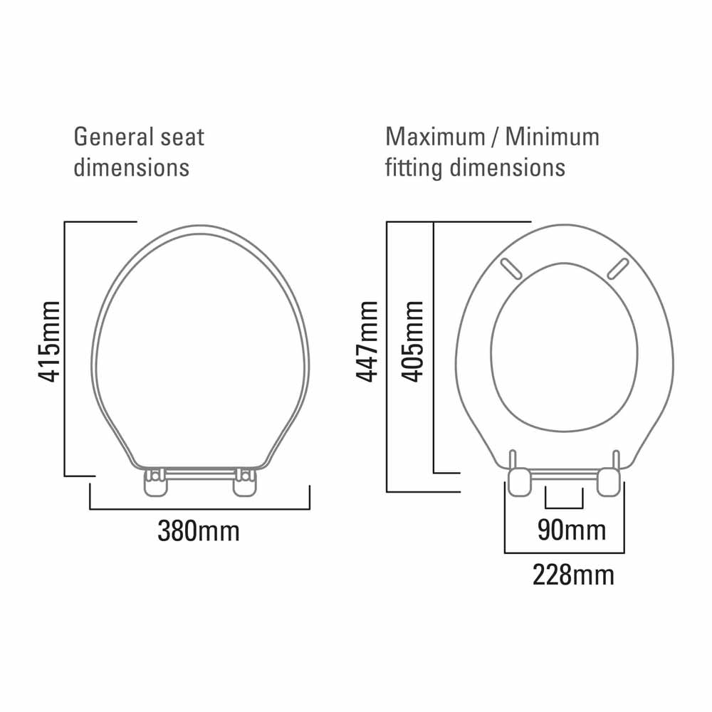 Roper Rhodes Greenwich Soft Close Toilet Seat Oak Finish Tap Warehouse