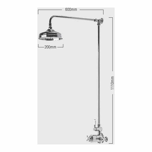 Roper Rhodes Henley Thermostatic Exposed Shower System