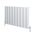 Brenton Magma Single Panel Horizontal Aluminium Radiator - Textured White - 600 x 850mm