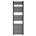 EliteHeat Steel Ladder Heated Towel Rail 25mm Bars - Matt Black - 1600 x 500mm