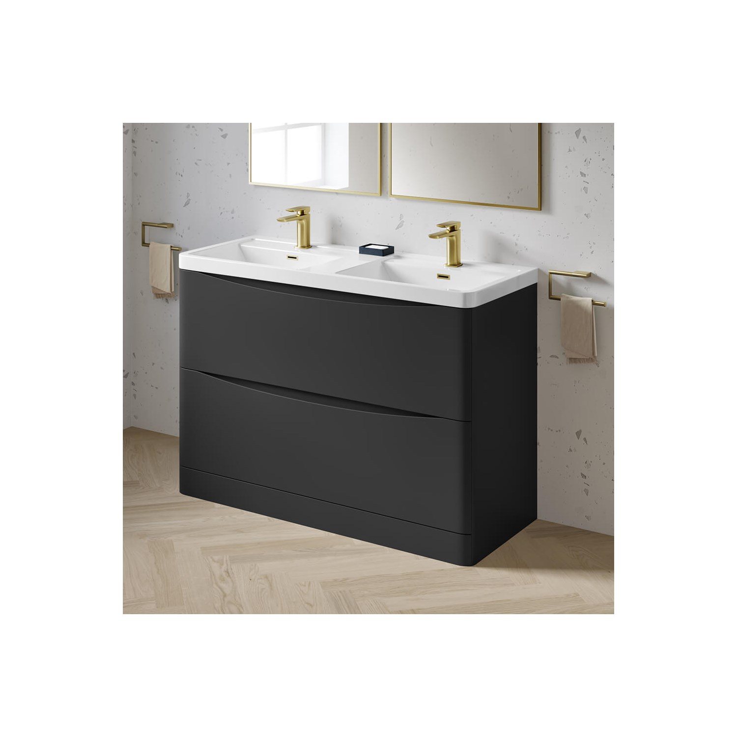 Bathroom Double Basin Vanity Units