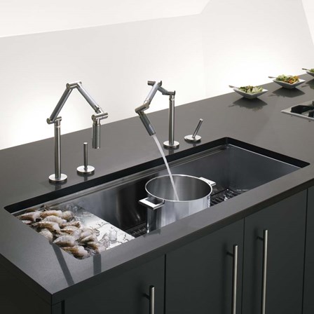Kohler Stages Single Bowl Brushed Stainless Steel