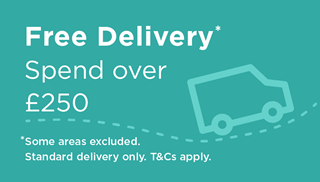 Free delivery - Spend over £250. Some areas excluded. Standard delivery only. Terms and conditions apply.